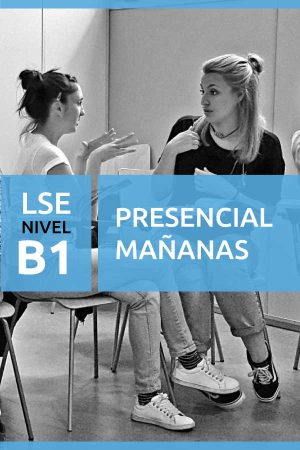 Cartel curso LSE B1 presencial Mañana
